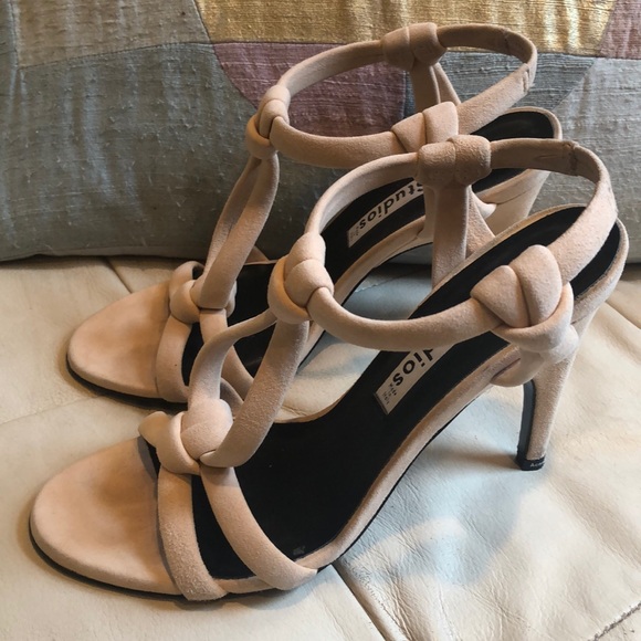 Acne Studios Shoes - Acne Knotted Suede Sandals